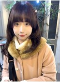 ぱっつん前髪