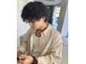人気No.4【新規限定】メンズカット+ニュアンスパーマ　￥9840