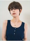パリジェンヌ風マッシュショート　2