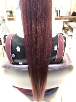 アース 長崎時津店(HAIR&MAKE EARTH)&nbsp;ボルドーレッド