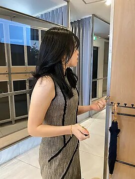 ヘアサロンガリカアオヤマ(hair salon Gallica aoyama) 艶感のあるダークトーンで大人の雰囲気