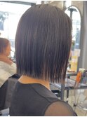 地毛風縮毛矯正で叶えるお洒落ボブ
