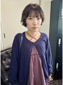 ショートボブニュアンスパーマ