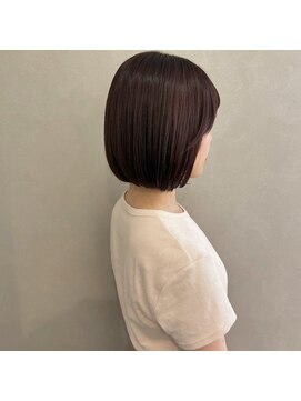 アンドワン 自由が丘(&ONE) 【&ONE 自由が丘】艶ブラウン×ボブ