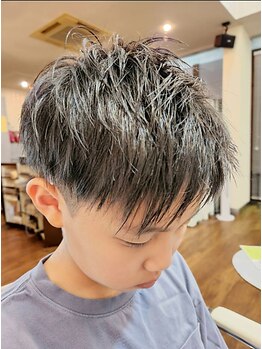 ムーン(MOON)の写真/子育てママさん応援!おむつ交換もOK!お子様と安心のサロンtime♪親子で使えるペアカットクーポンもご用意♪