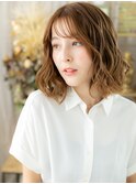ゆるふわエアリーミディアム細めハイライトc7志木20代30代40代