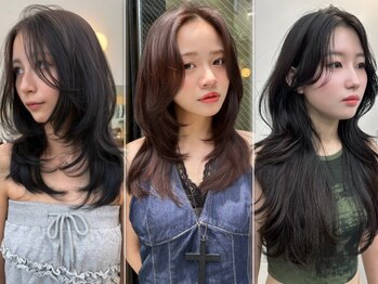 ユエン(uyen)の写真/ストレートでもワンカールでも可愛い！リアル韓国風レイヤーでトレンドヘアスタイルに◇