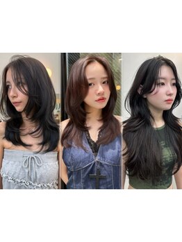 ストレートでもワンカールでも可愛い！リアル韓国風レイヤーでトレンドヘアスタイルに◇