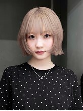 アルバム 渋谷パルコ(ALBUM)&nbsp;ハイトーンショートボブブリーチミルクティー_ba558741