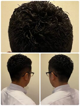 銀座マツナガ 浅草店 直毛さん大注目!ゆるっとビシッとビジネスアイロンパーマ