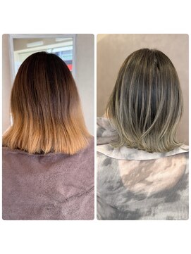 アミ(Ammi) 20代30代40代50ミディアムヘア(ボブ)が得意なサロン大阪小顔前髪