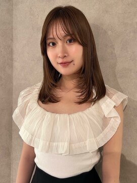 パーク(PAAQ) レイヤーカット /フェイスレイヤー /へーゼルベージュ