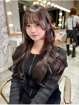 ウィーニード 名古屋(WENEED) 《韓国ヘア》韓国レイヤー*アッシュブラウン