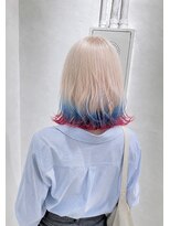 ミュー(Mu)&nbsp;デザインカラー　裾カラー　グラデーション