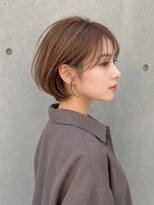 ゲイン(Gain)&nbsp;ショートカット×白髪ぼかし、ハイライト×縮毛矯正×髪質改善