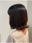 ☆ちょっぴりウェーブな切りっぱなしボブ☆町田　新百合ヶ丘