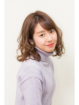 ヘアージャンティ(HAIR GENTIL) ロブ　【 耳かけ × 前下がり 】