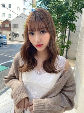 ロンド ロビン 栄(Lond robin) 【Lond robin】河野まい 韓国風ゆるふわロング