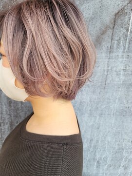 ビグディーサロン(BIGOUDI salon mukonosou) ハイトーン×ピンクベージュ