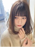 【Jule】大人かわいい◇うすめバング透明感ボブ◇20代30代　神戸