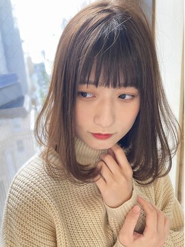 ジュール(Jule) 【Jule】大人かわいい◇うすめバング透明感ボブ◇20代30代 神戸