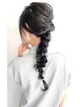 ニスル 町田店(NISURU) 似合わせカット/大人ガーリー/ダークアッシュ/着物/町田/町田駅