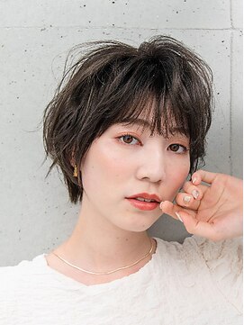 クレール 松戸(Clair) くびれボブ/カーキグレージュ/大人かわいい/フェザーバング