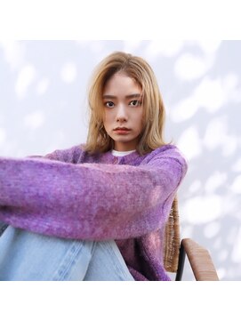 ドットハリス(.Hallis) 大人かわいい/小顔/ミディアムレイヤー/20代30代40代