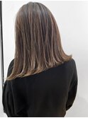 ヘアメイクオズ&照井宗明 ハイライトバレイヤージュ