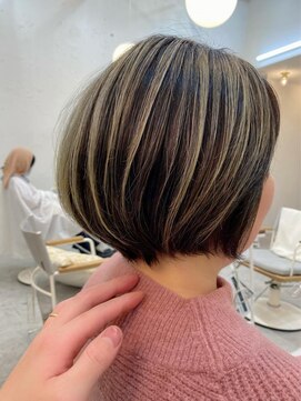 ロミー 本厚木(ROMMY.) 大人可愛い3Dカラーコントラストバレイヤージュハイライト