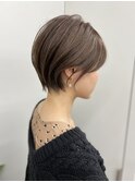大人可愛い丸みショートデザインハイライトオージュア【錦糸町】
