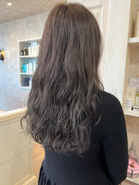 キャアリー(Caary) 福山市美容室Caary人気 くるっとデジタルパーマ ロングヘア