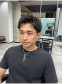 アップバングヘア