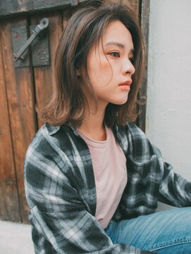 美容室チック 大島店(chic) アッシュベージュミディスタイル［大島/大島駅］