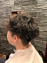 プレミアムバーバー 表参道店(PREMIUM BARBER produce by HIRO GINZA)&nbsp;ツーブロック無造作スパイラルパーマ
