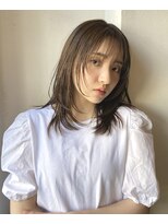 ユニカ バイ ベル 吉祥寺(unica by Belle)&nbsp;骨格補正ミディアムレイヤー×ちゅるんシナモンベージュ