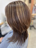 ノリータヘアラボ(NoLITA hair labo)&nbsp;《ハイライト》＋《艶感グロスカラー》