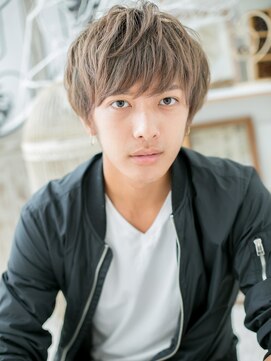 モッズヘア 越谷(mod's hair) イケメンハイライトカラー★モテ髪ミニウルフm2越谷20代30代40代