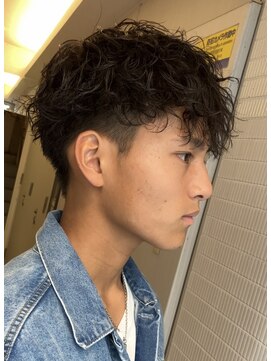 ヘアカロン 熊本本店(Hair CALON) メンズカットツイストスパイラルパーマ波巻きパーマ韓国マッシュ