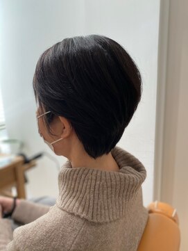 ルシードスタイル グローバルディー 稲毛店(LUCIDO STYLE GLOBAL.D) ハンサムショート/シアーブラック【稲毛】