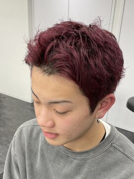 ルースト 八王子店(ROOST) スパイキーショート/ボルドーカラー