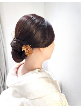 ブラウ ネイル パーティー(Blau Nail Party) 和装つるりんヘア