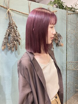 アリス ヘア デザイン(Alice Hair Design) カシスピンク