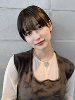 リンネ(Lin'ne)&nbsp;マッシュショート×シースルーブラック