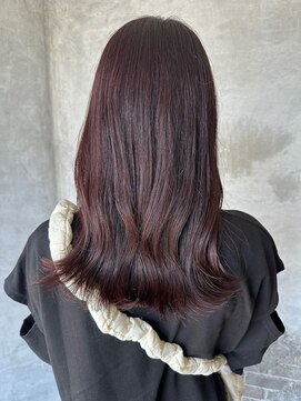 アイエムケイ(IMK) 光にあたると透けるピンクパープル