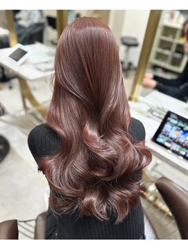 ロンド レア 天神大名店(Lond Le’a) ピンクカラー/イメチェン/レイヤーカット/こなれミディ