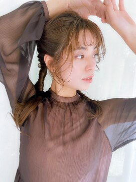 シア(sia) 【sia】タイトツインアレンジ/ベロアリボン