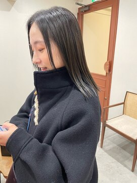 プフ 伏見(puf) [puf 伏見/丸の内/栄/名古屋]暗髪オリーブミディアム★鳥山