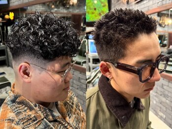 フォーコーナーズカットショップスリーセント 栄(FourCornersCutShop 3/cent)の写真/理容室でも美容室でもない”FourCornersCutshop3/cent"の【メンズパーマ特化】サロン！