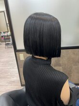 カイノ イオンモール大和郡山店(KAINO) 切りっぱなしボブ/暗黒カラー/髪質改善/